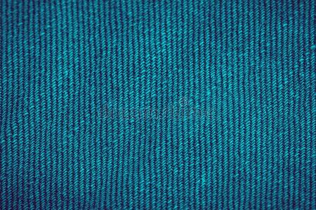 斜纹粗棉布牛仔裤织物背景,靛蓝平原表面质地照片