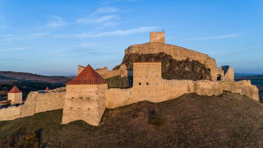 鲁佩亚中古的堡垒.特兰西瓦尼亚,罗马尼亚