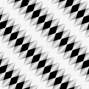 普遍的直线的几何学的无缝的模式和过渡重复的线条图案的黑色和白色.