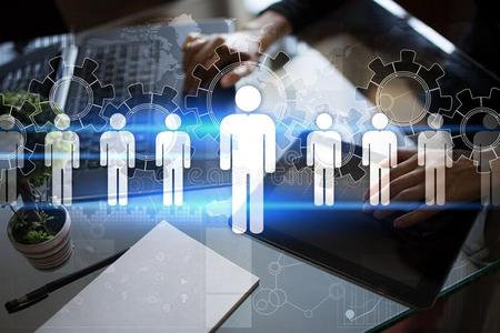 人资源管理,hour小时,招募,领导和团队b照片