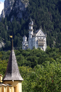 仙女城堡关于内斯奇旺斯坦采用巴伐利亚德国