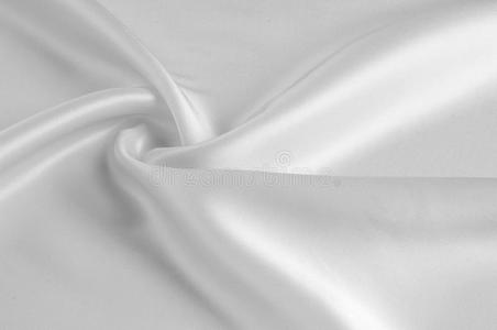 质地,背景,模式.白色的丝织物,光滑的优美的