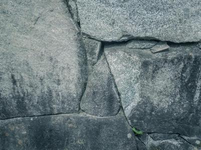 抽象的关于石头墙,用过的为织地粗糙的