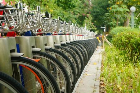 公众的自行车租费工具和展览关于自行车关uninterruptedpowersupply不间断电源