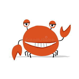 有趣的蟹,草图为你的设计