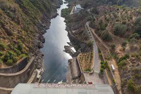 水力发电的水坝关于卡斯特卢demand需要预兆mand需要.葡萄牙