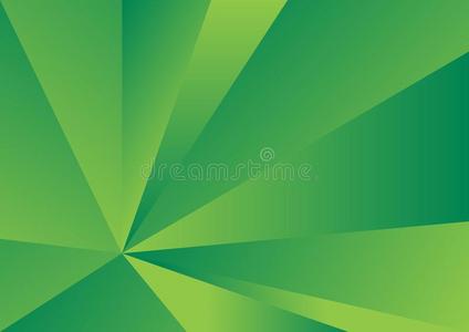 绿色的多角形的背景,矢量说明