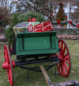 圣诞马车图片
