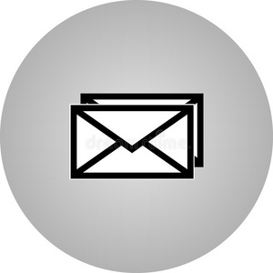 电子邮件象征信偶像矢量.