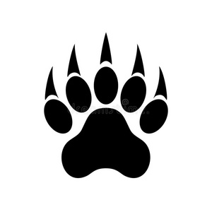 老虎爪子.foot照片.矢量图解照片