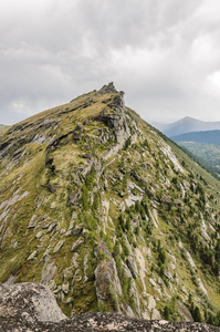 日光风景,看法向山和岩石,埃尔加基