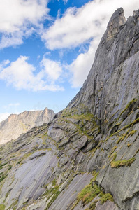 日光风景,看法向山和岩石,埃尔加基