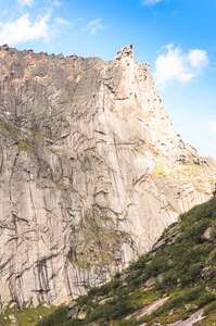 日光风景,看法向山和岩石,埃尔加基