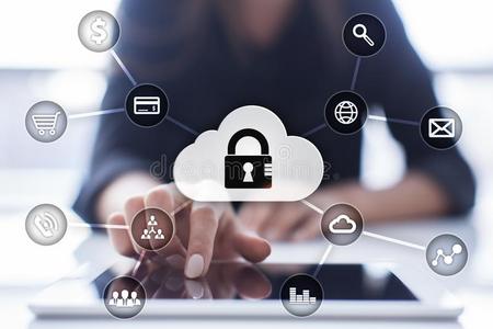 计算机的安全,资料保护,信息安全和加密照片