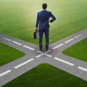 十字路口迷茫图片