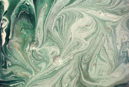 大理石抽象的丙烯酸塑料背景.自然绿色的大理石花纹艺术品