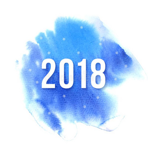 幸福的新的年2018卡片