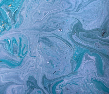 大理石抽象的丙烯酸塑料背景.自然蓝色大理石花纹艺术品