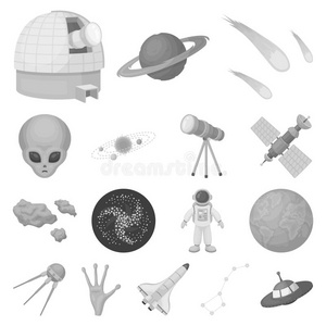 空间科技单色画偶像采用放置收集为设计.英文字母表的第19个字母