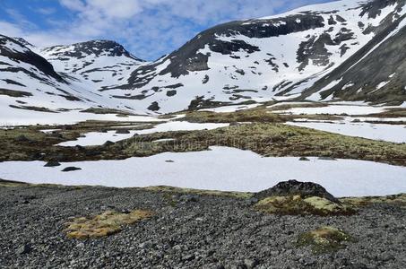 俄罗斯帝国,可乐树半岛,希比内山采用多云的一天采用萨姆梅