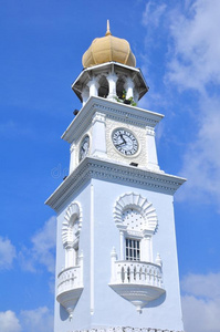 槟榔树殖民地的建筑学指已提到的人钟塔