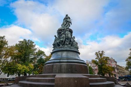 女王纪念碑采用SaoTomePrincipe圣多美和普林西比彼得斯堡,俄罗斯帝国