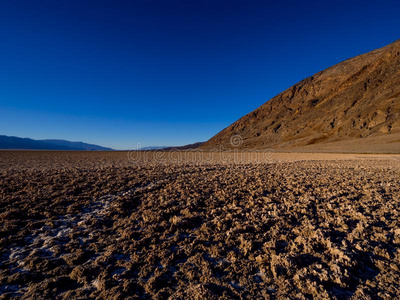 指已提到的人令人惊异的风景关于死亡山谷国家的公园坏水SemiActieLaster半主动激光器