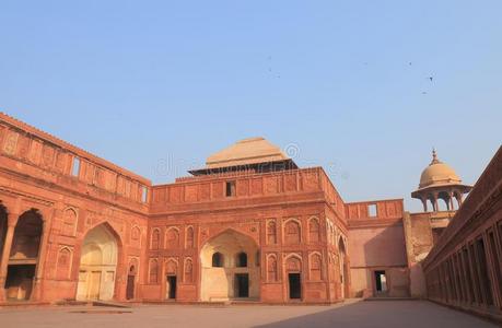 阿格拉堡垒历史的建筑学阿格拉印度