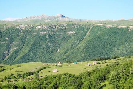 山风景采用terra采用关于Pluz采用e,Yugoslavia西南部的地方