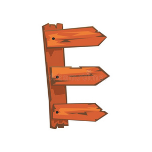 英语信英语字母表的第5个字母成形的关于放下木材木板和钉子.康塞普