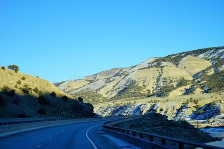 美国科罗拉多州路和山