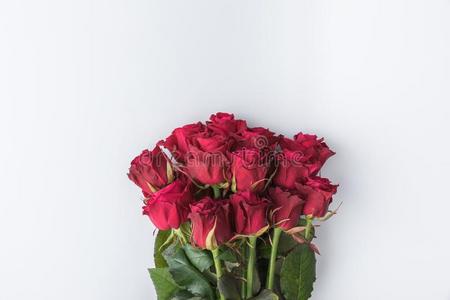 顶看法关于花束关于红色的玫瑰