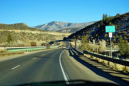 美国科罗拉多州公路风景