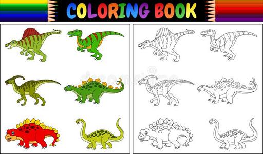 色彩书和恐龙漫画收集
