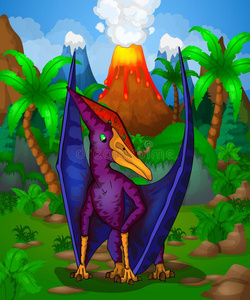 无翼漫画全集彩漂亮的漫画无齿翼龙.