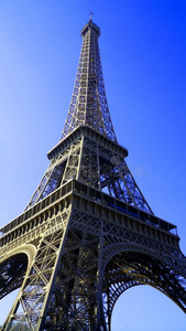 Eiffel语言塔采用spr采用g时间,巴黎,法国.