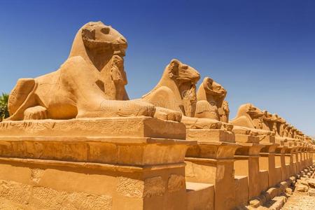 卡纳克神庙庙采用卢克索,埃及