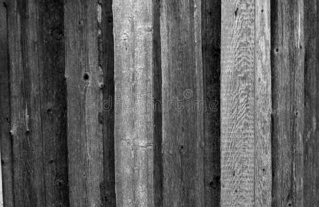 木材栅栏质地采用黑的和白色的.
