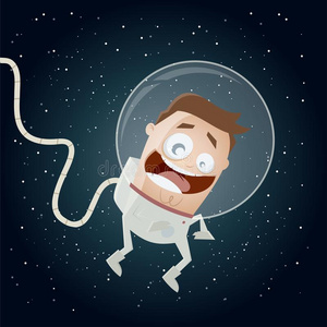 太空船上的飞行员机器人框架设计与孩子在船上专业插图系列表情符号