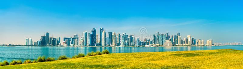 地平线关于多哈,指已提到的人首都关于卡塔尔.