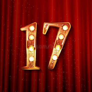 打鼓生日快乐歌庆祝关于17年周年纪念日照片