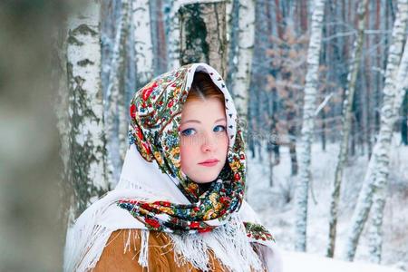 斯拉夫人的女人图片