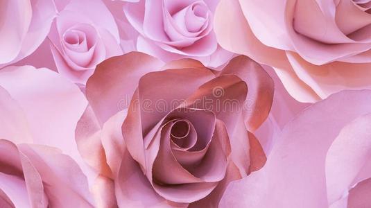 玫瑰花婚礼粉红色的背景和复制品空间