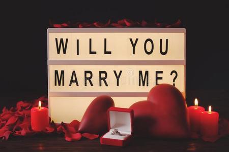 幸福的情人`英文字母表的第19个字母一天/愿意你结婚我观念.