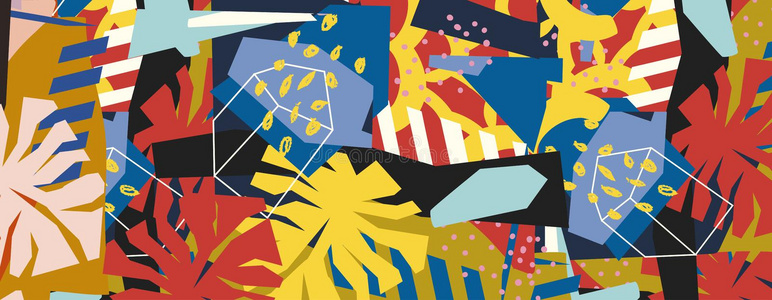 抽象的剪纸拼贴画狗上端生锈的艺术.抽象的酿酒的拼贴画纸.