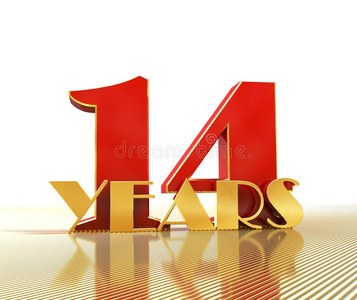 十四数字14和指已提到的人单词照片