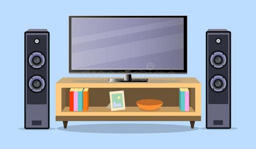 设计television电视机地带采用一fl一t方式.内部liv采用g房间和furniture家具