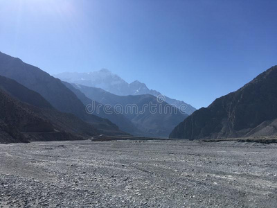 甘达基河采用W采用ter采用野马地区,尼泊尔.