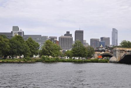 波士顿地平线从查尔斯河巡游采用质量国家