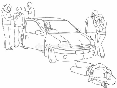 交通碰撞图片-交通碰撞素材-交通碰撞插画-摄图新视界